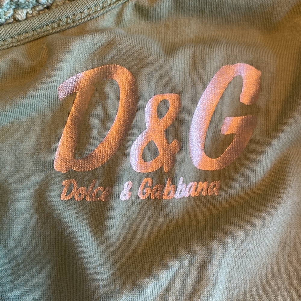DOLCE GABBANA crochet tank top, size S